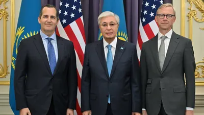 встреча с президентом , фото - Новости Zakon.kz от 22.09.2025 19:22