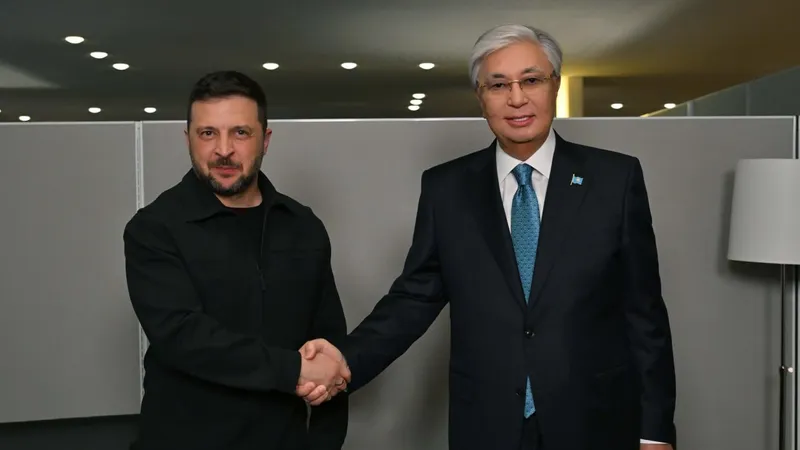 Токаев встретился с президентом Украины