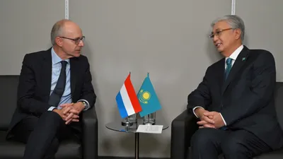 Токаев, Люк Фриден, переговоры , фото - Новости Zakon.kz от 23.09.2025 21:14