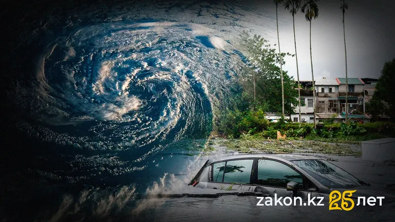 Тайфун "Рагаса": казахстанцы о проливных дождях, эвакуации и закрытых городах