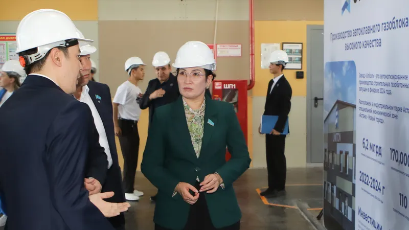 Депутат, завод, кирпичи, фото - Новости Zakon.kz от 26.09.2025 17:57