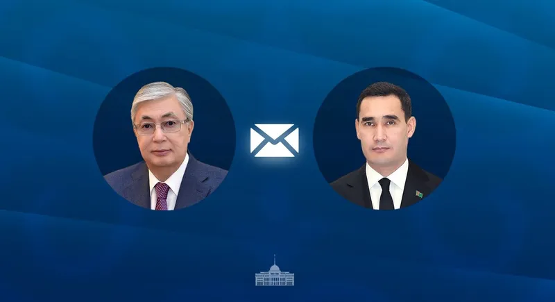 Токаев направил телеграмму президенту Туркменистана
