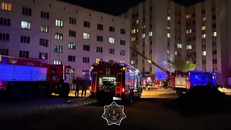 Десятки людей экстренно эвакуировали из жилой пятиэтажки в Кокшетау