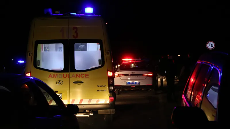 Сразу 11 машин столкнулись на трассе в Алматинской области