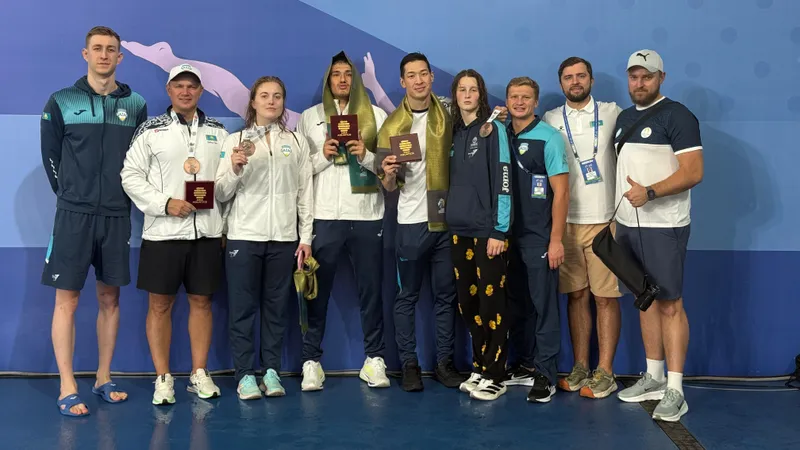 Казахстанские пловцы завоевали 10 медалей за три дня на чемпионате Азии в Индии, фото - Новости Zakon.kz от 01.10.2025 10:00