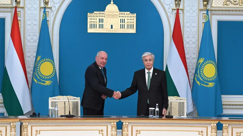 О чем договорились президенты Казахстана и Венгрии по итогам переговоров