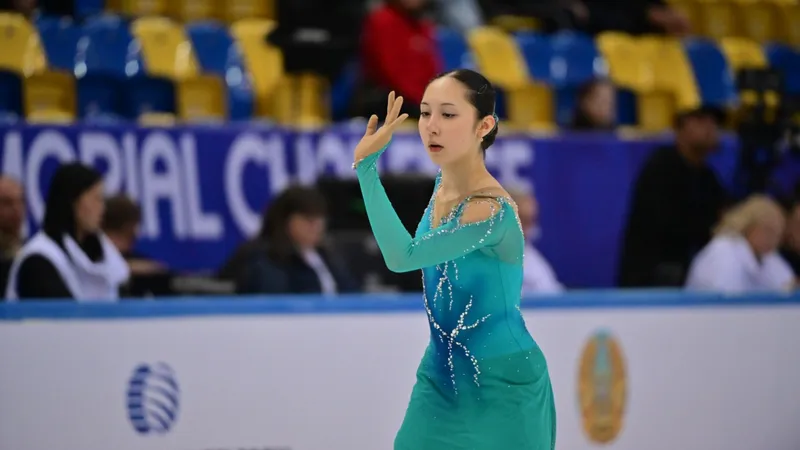 Мемориал Дениса Тена в Алматы: фигуристка из Южной Кореи стала первой в короткой программе