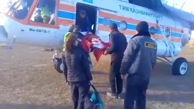 Девятилетнюю девочку экстренно эвакуировали на вертолете из села в Усть-Каменогорск