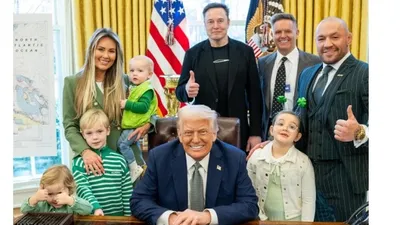 семья Макгрегора встретилась с Трампом и Маском, фото - Новости Zakon.kz от 03.10.2025 22:51