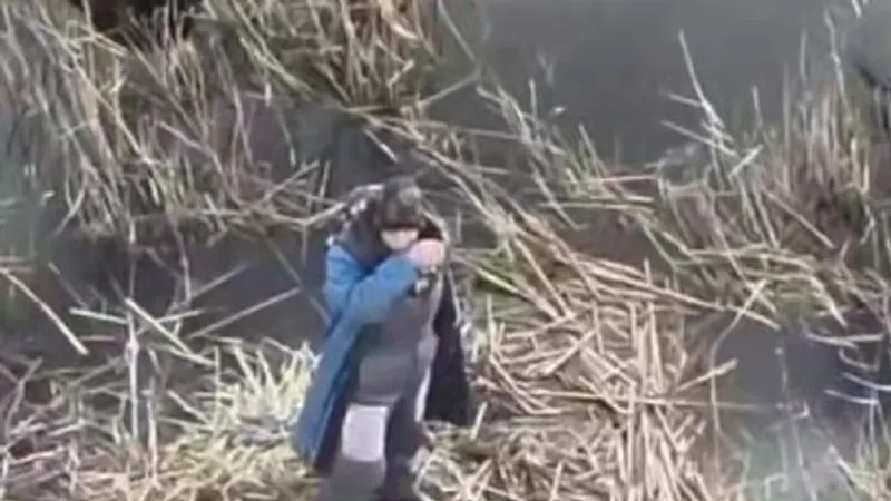 Дрон помог спасти пастуха и его лошадь из камышей в СКО