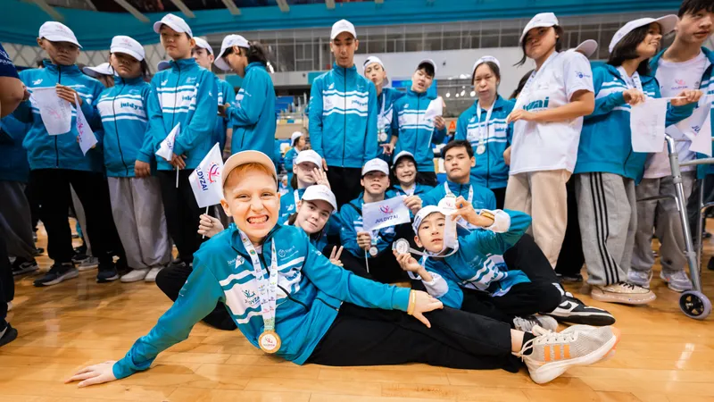 В Астане прошли Национальные инклюзивные игры "Жұлдызай"