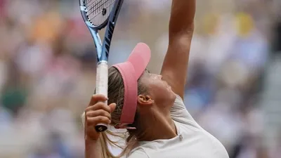 Теннис Поражение Ухань, фото - Новости Zakon.kz от 07.10.2025 17:09