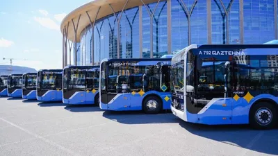 Астана, автобусы, Женис Касымбек, фото - Новости Zakon.kz от 07.10.2025 18:47