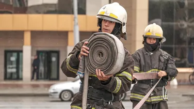 пожар в Астане, фото - Новости Zakon.kz от 08.10.2025 19:32