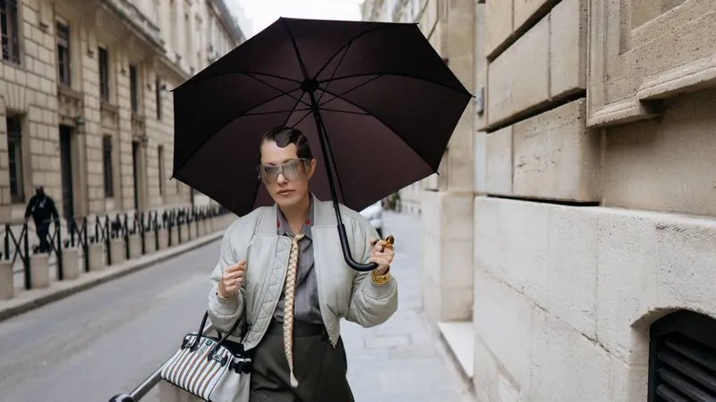 Модные прически с закрытого показа в Париже опубликовала Ксения Собчак