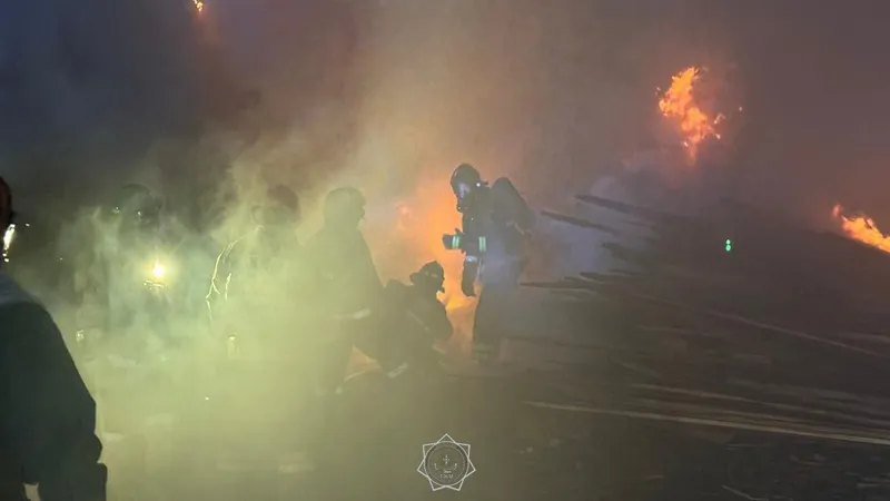 Еще более крупный пожар произошел в Кокшетау