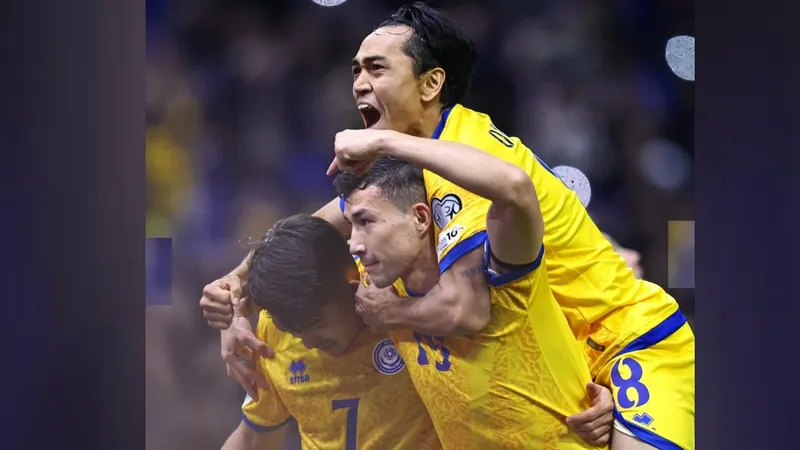 Казахстан с разрывным счетом обыграл Лихтенштейн в отборочном турнире ЧМ-2026 по футболу