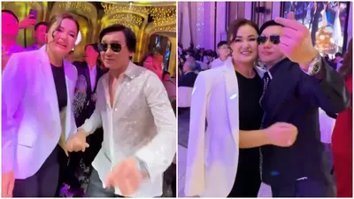 певица и продюсер Молдир Муканова, певец Кайрат Нуртас, фото - Новости Zakon.kz от 10.10.2025 17:59