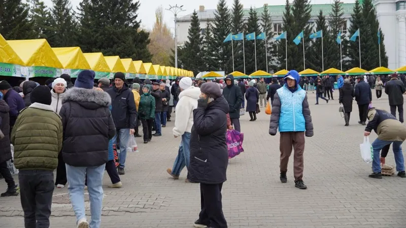Фермерскую продукцию по сниженным ценам представили на сельскохозяйственной ярмарке в Кокшетау