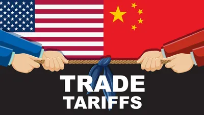 иллюстрация "Торговая война", фото - Новости Zakon.kz от 12.10.2025 13:22