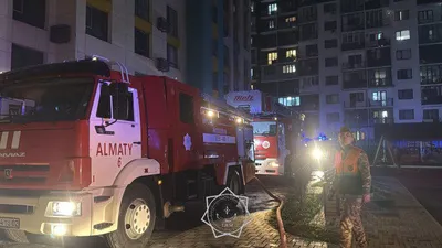 Алматы, пожар, МЧС, фото - Новости Zakon.kz от 12.10.2025 19:26