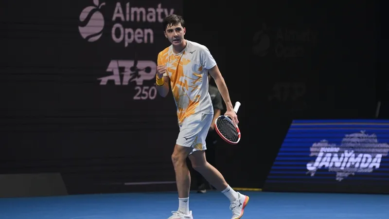 Казахстанские теннисисты выбыли из борьбы за главный трофей Almaty Open-2025