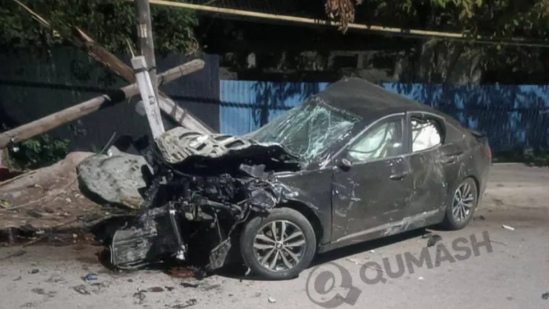 Два человека погибли в страшном ДТП с участием 13-летнего водителя в Алматинской области