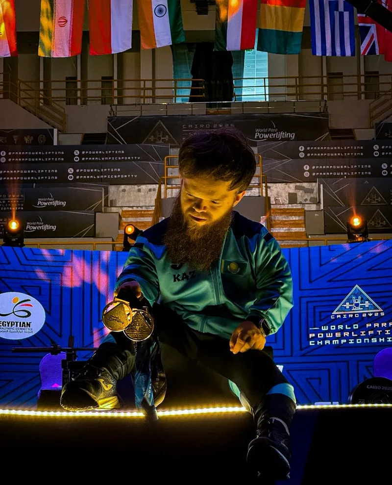 Давид Дегтярёв, Казахстан, чемпион, рекорд, спортсмен, фото - Новости Zakon.kz от 15.10.2025 16:57