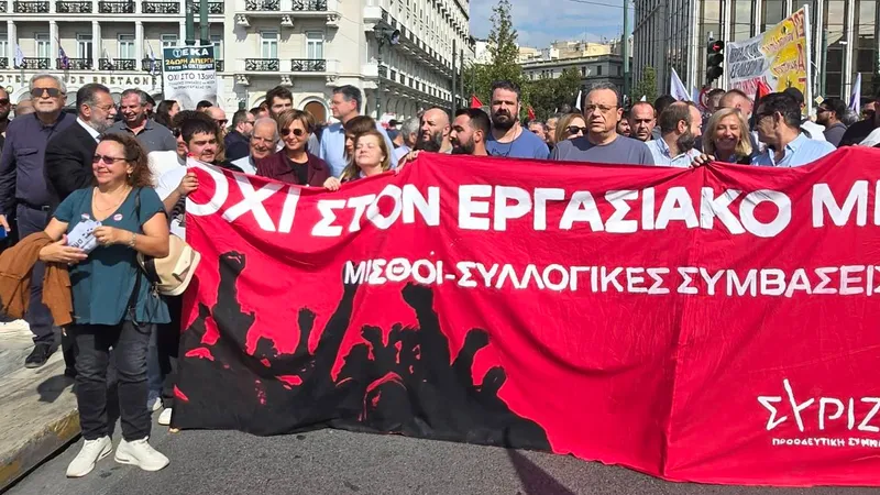 Работать 13 часов в день не хотят в Греции, начались протесты