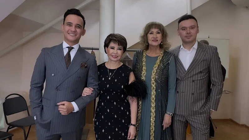 Две легенды: в Казнете обсуждают фото Розы Рымбаевой и Нагимы Ескалиевой с сыновьями