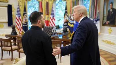 Встреча Зеленского и Трампа, фото - Новости Zakon.kz от 18.10.2025 07:24