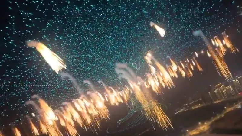 Фееричное шоу дронов в Китае побило рекорд Гиннесса – захватывающие кадры