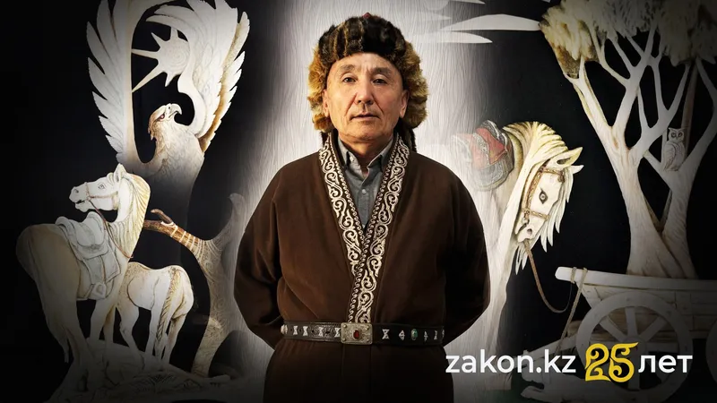 Картины из костей изготавливает мастер в Акмолинской области