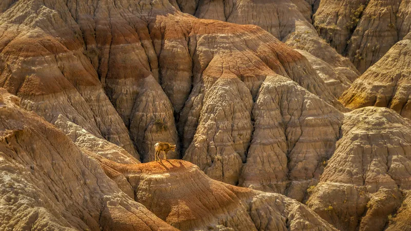 Уникальные кадры с запада Казахстана: в объектив попал редкий архар
