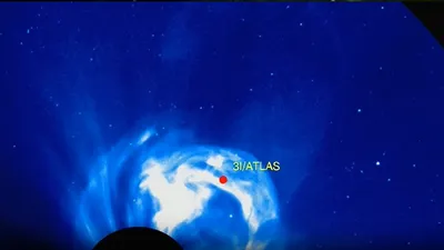 скриншот видео выброса плазмы с Солнца, фото - Новости Zakon.kz от 23.10.2025 12:05