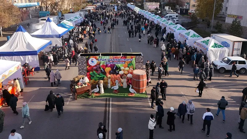 1205 тонн продукции представили на ярмарке в СКО в преддверии Дня Республики