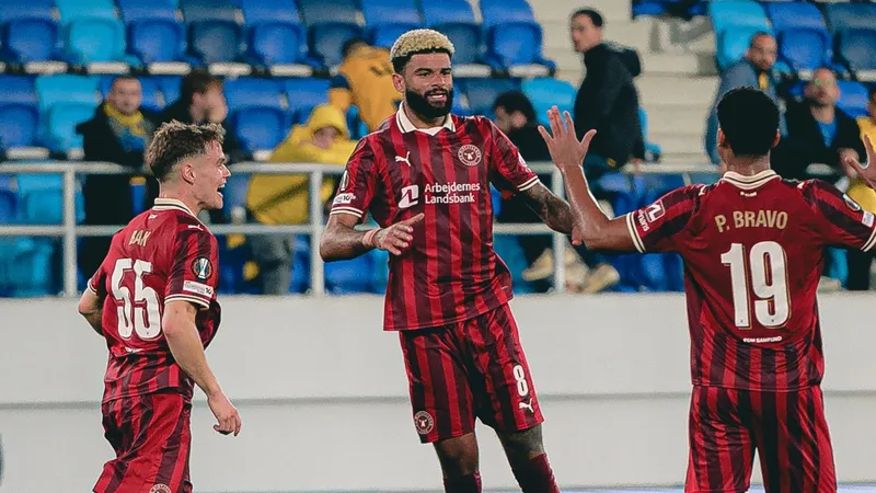 "Мидтьюлланд" сенсационно возглавил таблицу Лиги Европы после трех туров