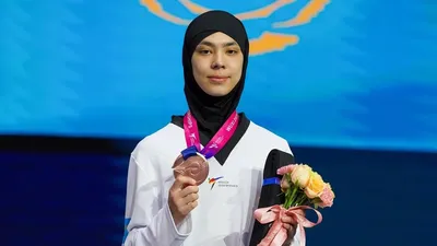 Нодира Ахмедова, тхэквондо, медаль, Казахстан , фото - Новости Zakon.kz от 25.10.2025 19:36