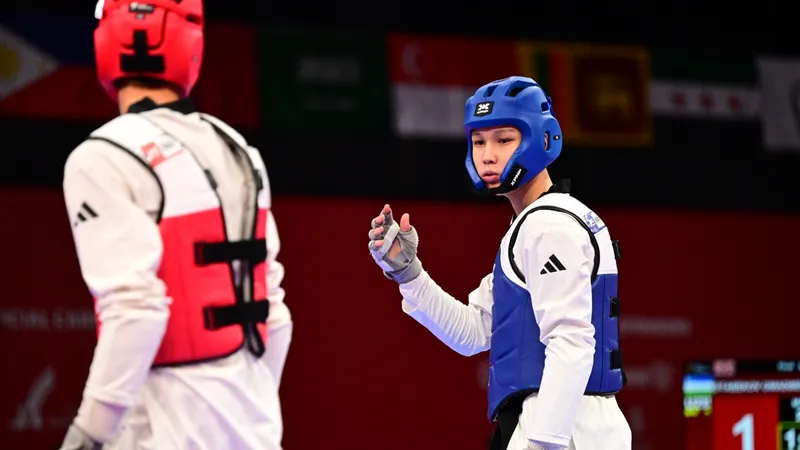 "Серебро" юношеских Азиатских игр в Бахрейне завоевал казахстанский таеквондист