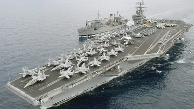  американский авианосец "Гарри Трумэн", фото - Новости Zakon.kz от 27.10.2025 10:59