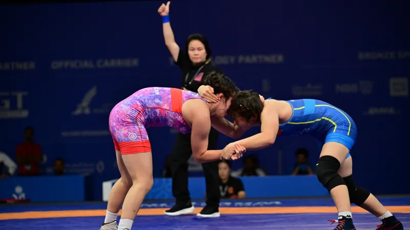 Медалями юношеской Азиады отметилась и сборная Казахстана по борьбе