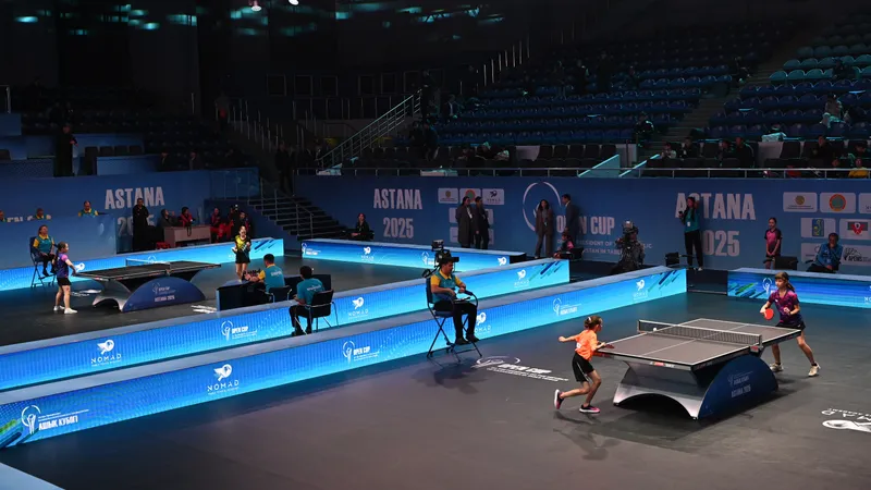 Стали известны первые чемпионы Открытого Кубка президента РК по настольному теннису