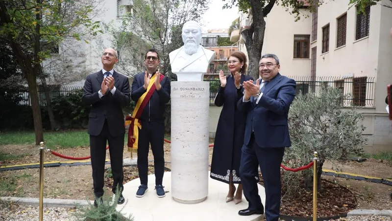 В Риме открыли бюст Абая Кунанбайулы