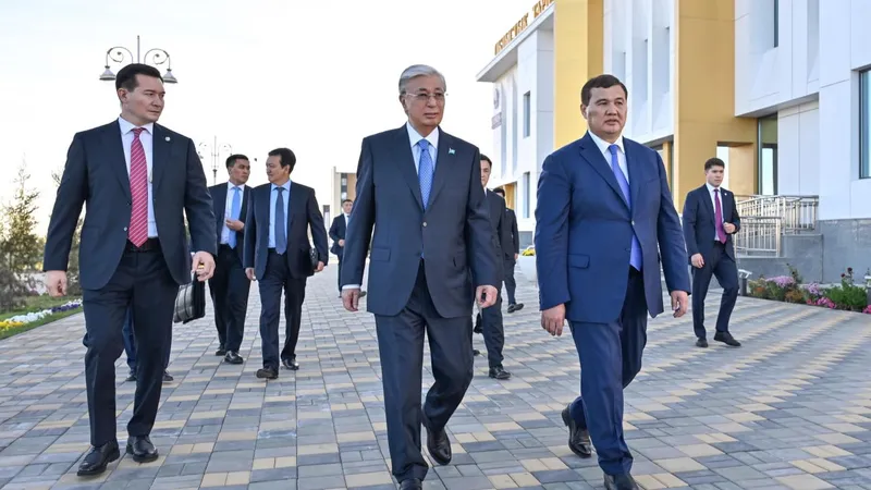 Касым-Жомарт Токаев посетил Центр настольного тенниса в Кызылорде