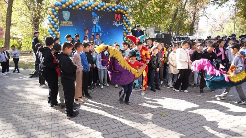 Закон и порядок: в Шымкенте полиция представила детям мультфильм о законе