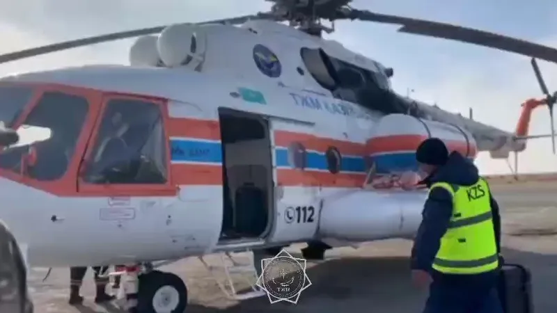 Пропавшего мужчину нашли и на вертолете доставили в больницу Жезказгана