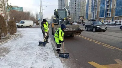 Астана, снег, уборка, акимат , фото - Новости Zakon.kz от 05.11.2025 19:23
