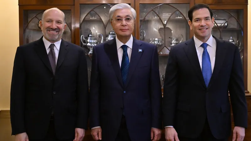 Токаев начал визит в Вашингтон со встречи с госсекретарем США Марко Рубио