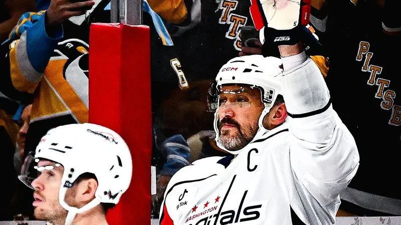 Болельщики "Питтсбурга" всей ареной поздравили Овечкина с его 900-й шайбой