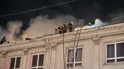 Алматы, пожар, историческое здание , фото - Новости Zakon.kz от 09.11.2025 21:06